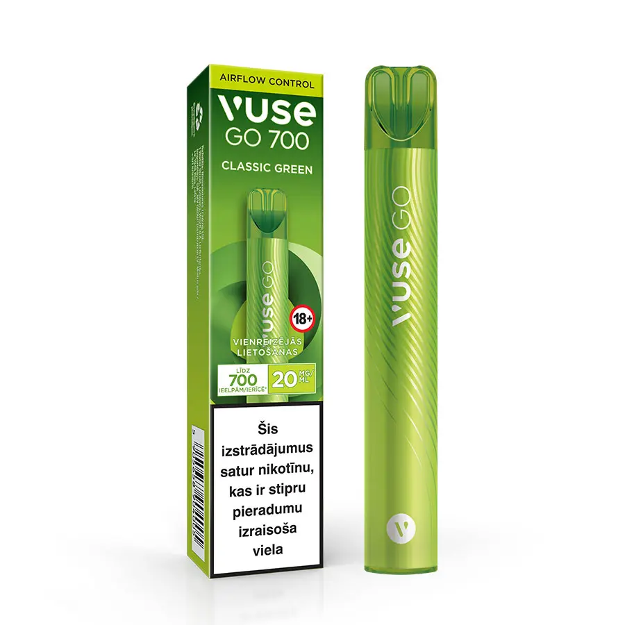 Vuse Go Classic Green Vienreizējās Lietošanas E-Cigarete