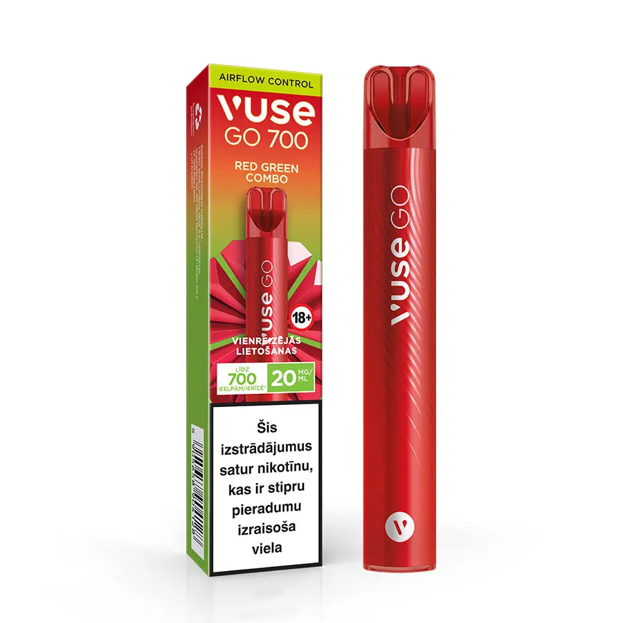 Vuse Go Red Green Combo Vienreizējās Lietošanas E-Cigarete